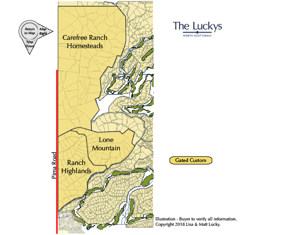 West of Desert Mountain Map