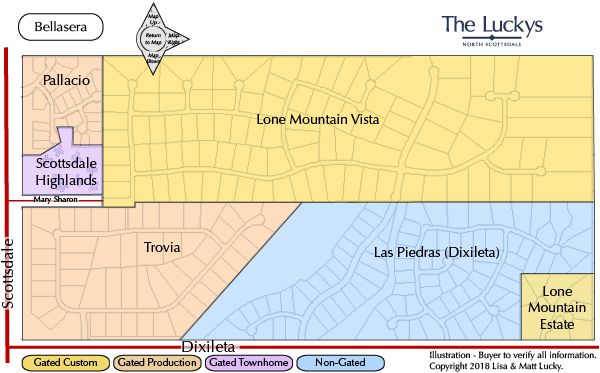 Lone Mountain Area Map