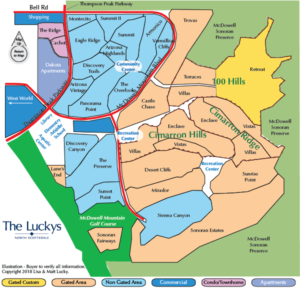 Clickable McDowell Mountain Ranch Map