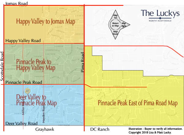 Pinnacle Peak Area Map