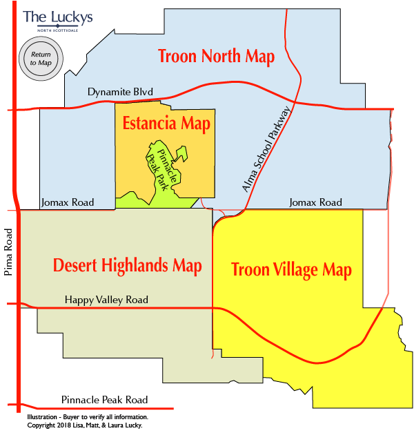 Reata Troon Area Map