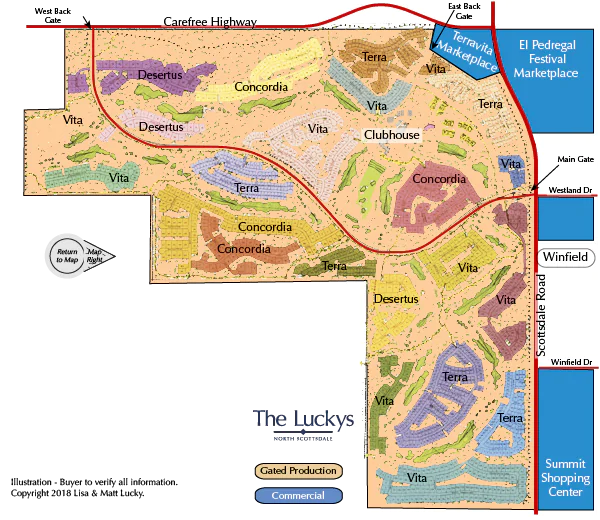 Real Estate Terravita Map