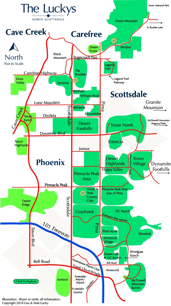North Scottsdale Map