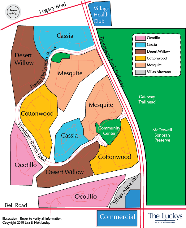 Windgate Ranch Map