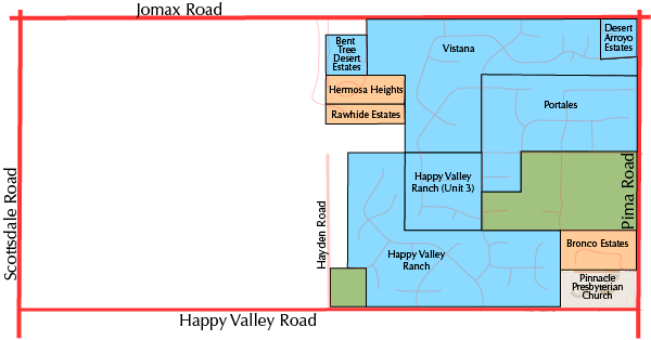 Happy Valley to Jomax Map