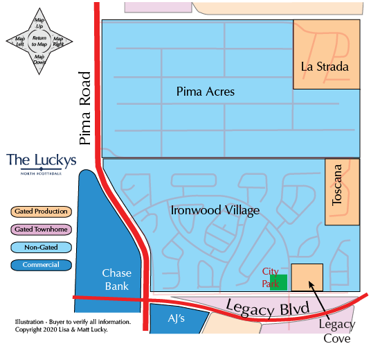 Ironwood Village Area Map