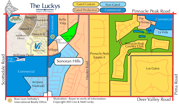 Deer Valley to Pinnacle Peak Map