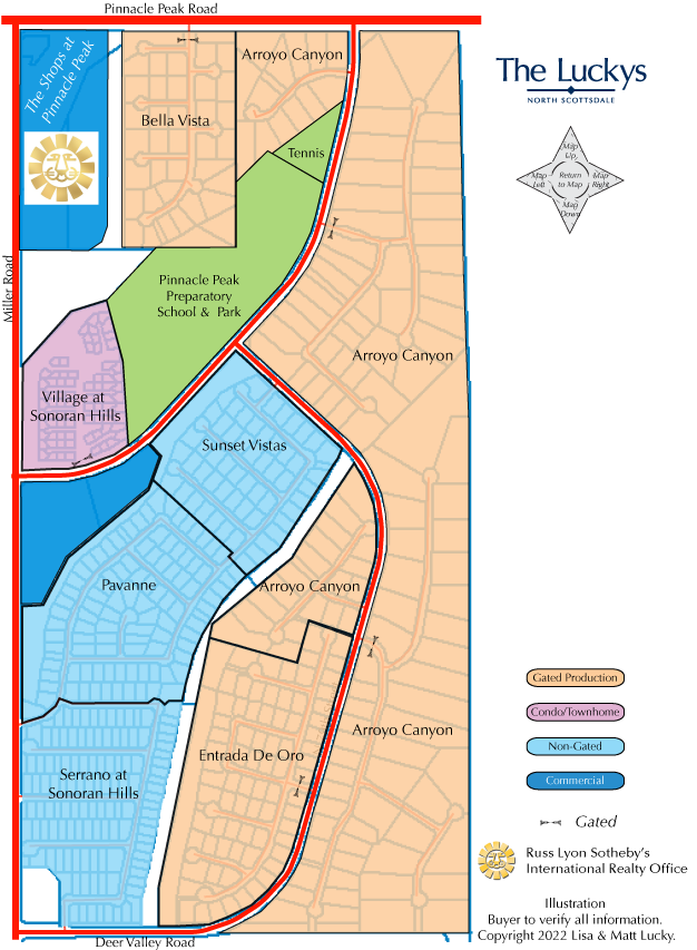 Sonoran Hills Area Map