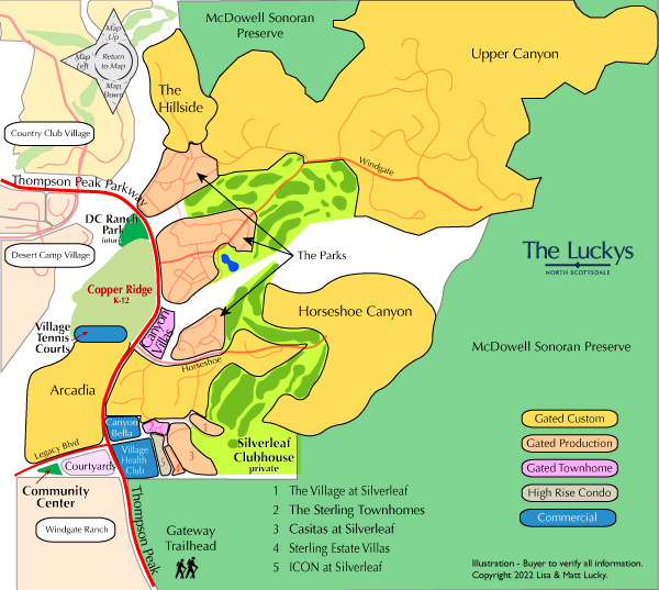 Silverleaf Village Map