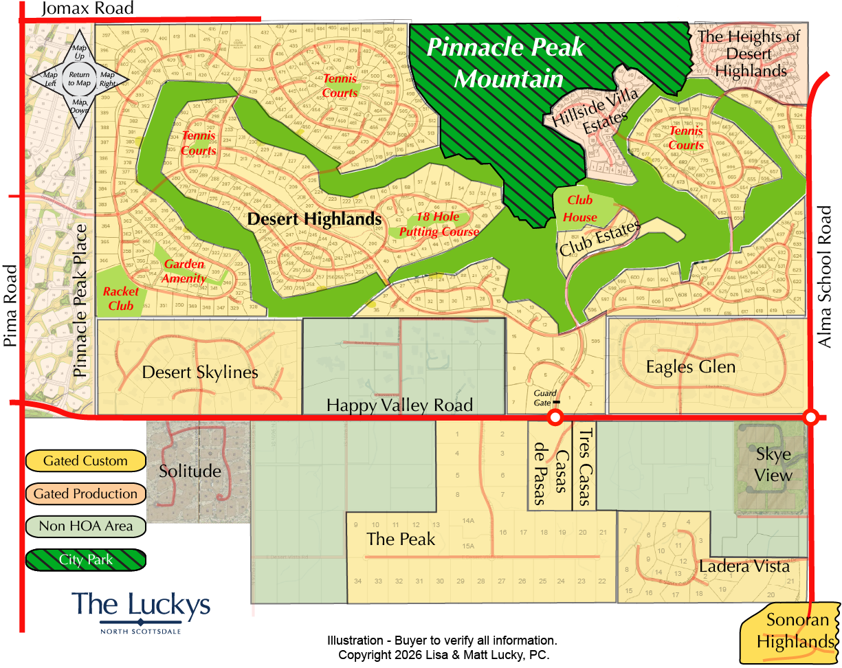 Desert Highlands Area