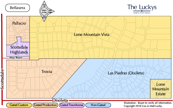 Lone Mountain Area Map