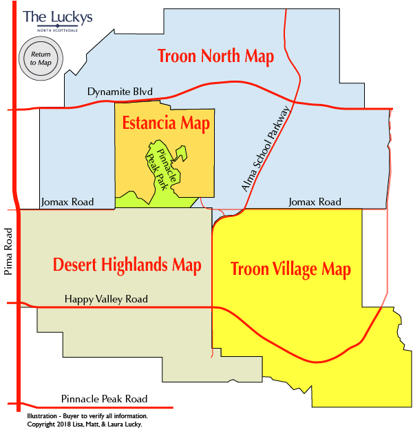 Reata Troon Area Map