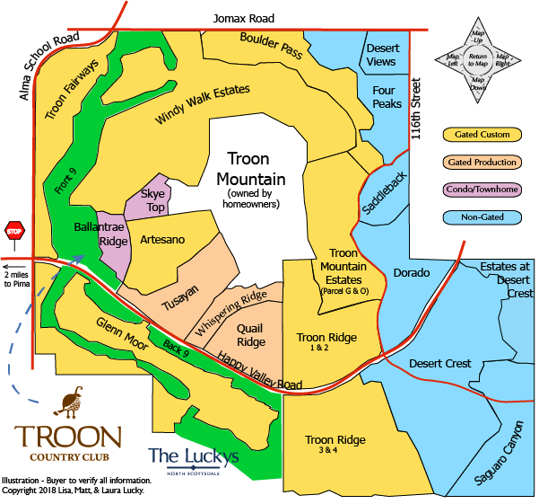 Troon Village Map
